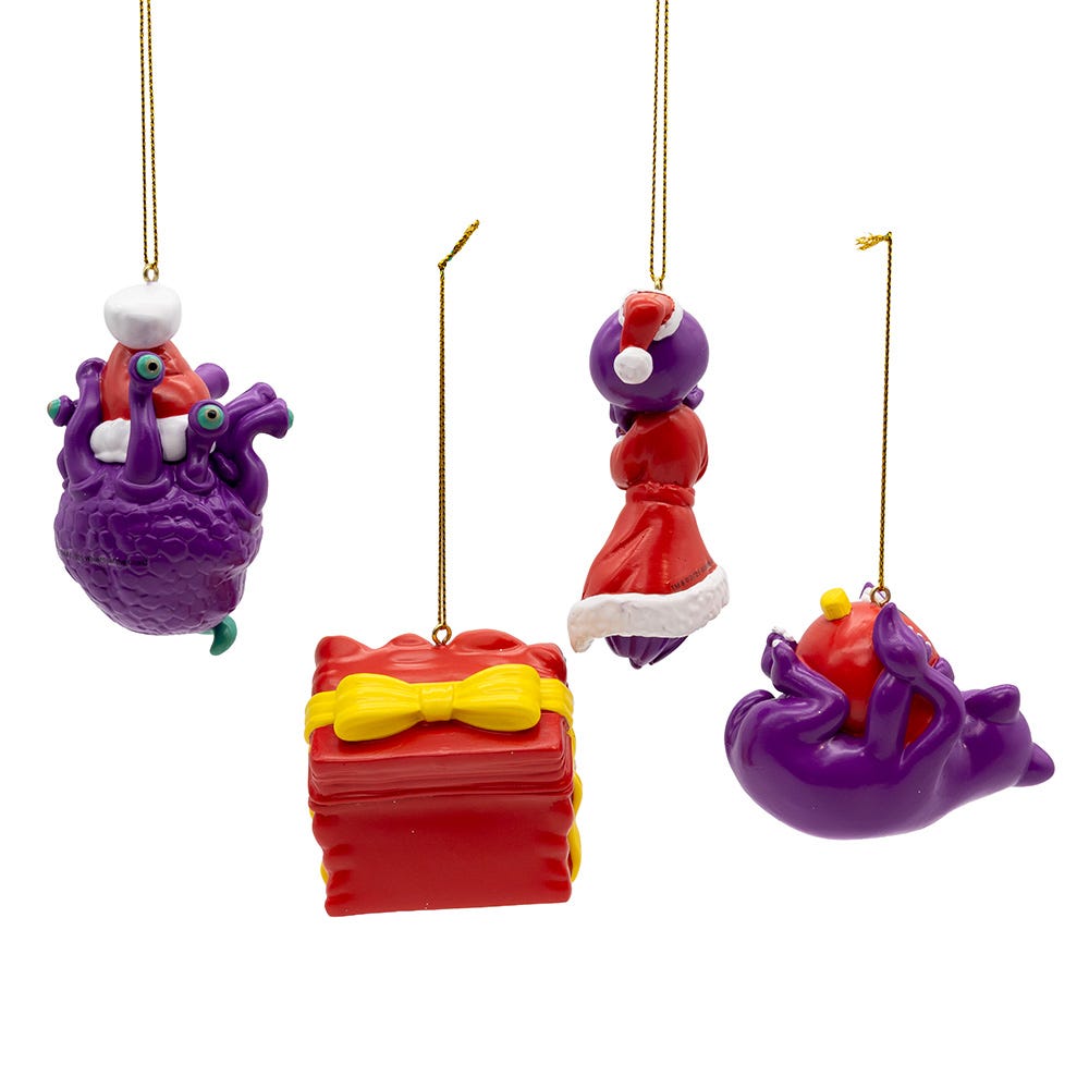 Kurt Adler Dungeons and Dragons® Merry Monsters Ornament Set, 4-Piece Set